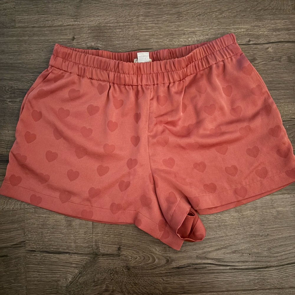 Madewell Heart Jacquard Pajama Shorts